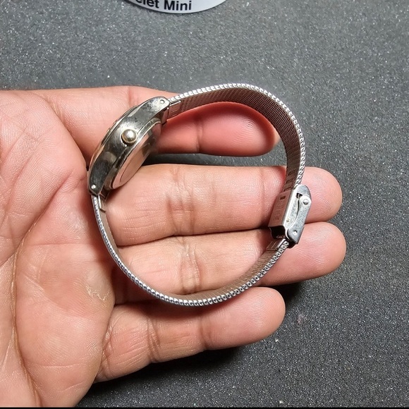 Watch-It Ladies Date Just Quartz Watch MLN3023 Silver Tone Working - Picture 5 of 8